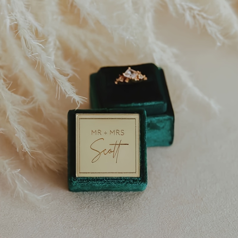 Custom Wedding Ring Box for Engagements